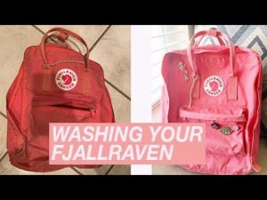 how to clean a Kanken